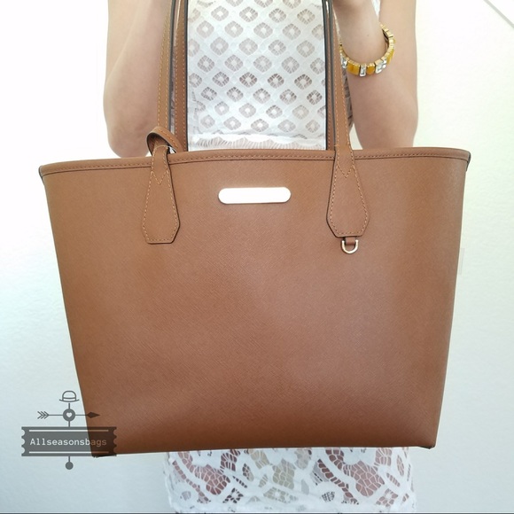 Michael Kors candy large reversible Khaki tote NWT - Picture 4 of 8